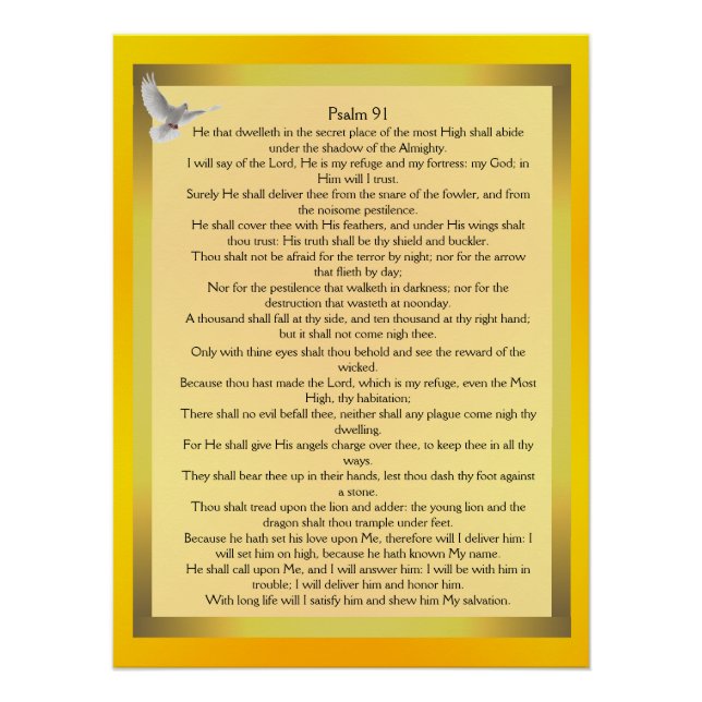 Psalm 91 poster (Front)