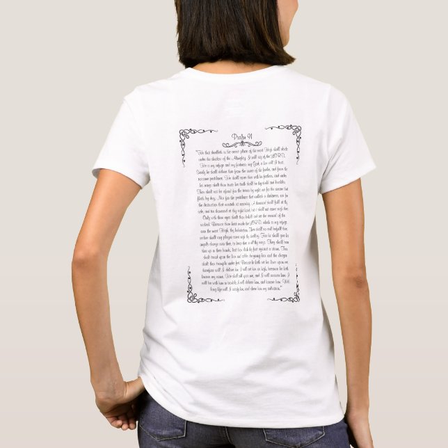 Psalm 91 T-shirt (Back)