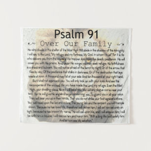 Psalm 91 Wall Tapestry