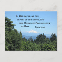 Psalm 95:4 In His hands are the depths