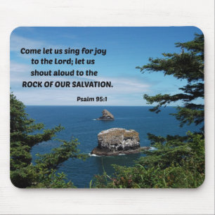 Psalm 95:6 Come let us bow down in worship... Mouse Mat