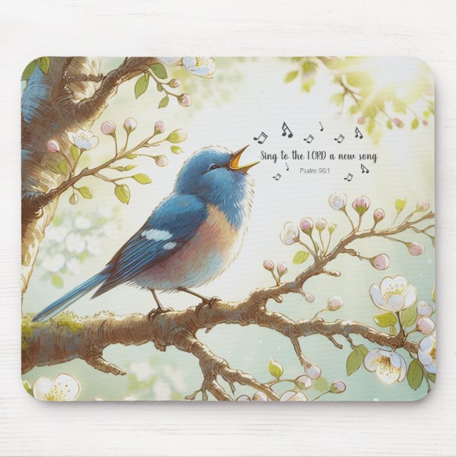 Psalm 96:1 mouse mat (Front)