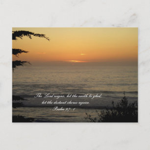Psalm 97 postcard
