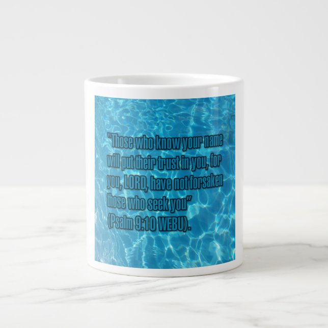 Psalm 9:10 WEBU Mug (Front)