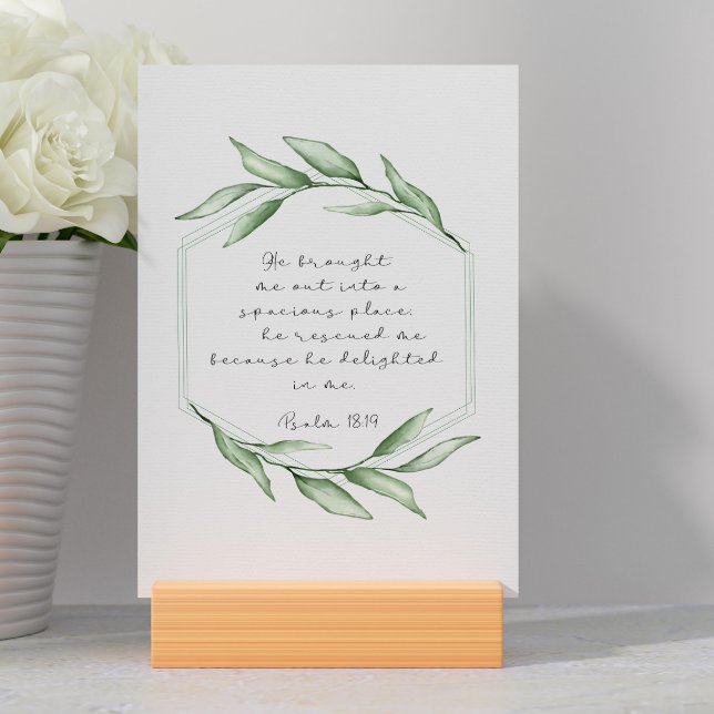 Psalm Bible Verse Card (Creator Uploaded)