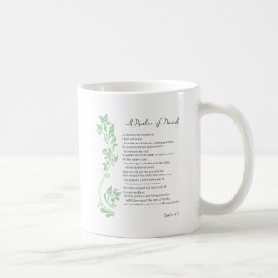 Psalm of David The Lord is my Shepherd Bible Verse Coffee Mug
