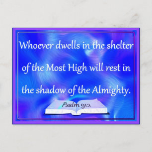Psalmist' shelter postcard