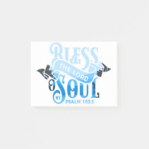 Psalms 103 Christian Design Post-it Notes