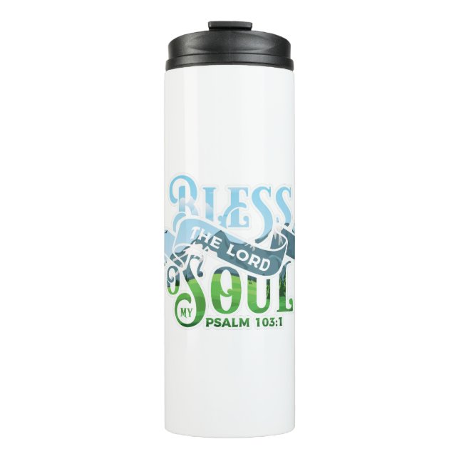 Psalms 103 Christian Design Thermal Tumbler (Front)
