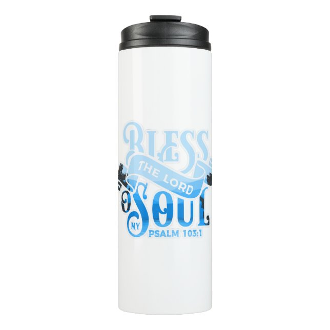 Psalms 103 Christian Design Thermal Tumbler (Front)