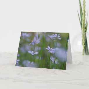 Psalms 115:15 with Blue Flowers Greeting Card