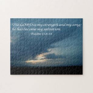 Psalms 118:14 jigsaw puzzle