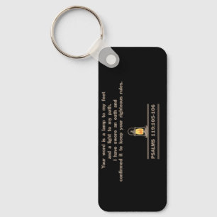 Psalms 119:105-106  key ring