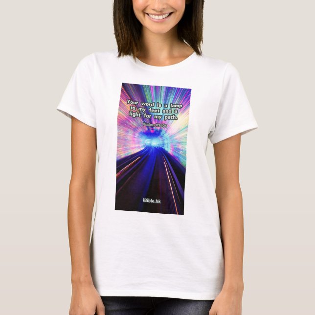 Psalms 119:105 T-Shirt (Front)