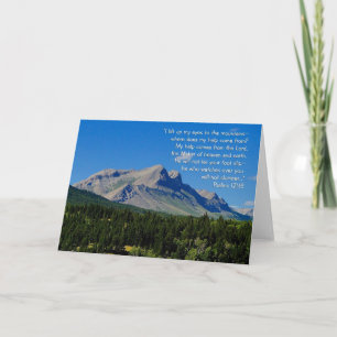 Psalms 121:1-3 Inspirational Card