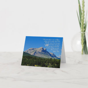 Psalms 121:1-3 thank you card