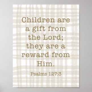 Psalms 127 Scripture Wall Art