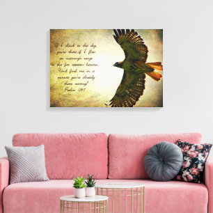 Psalms 139:7 Inspirational Canvas Print