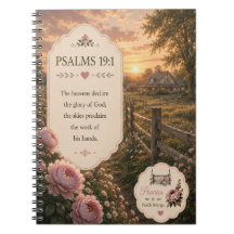 Psalms 19:1 Notebook
