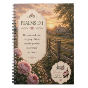 Psalms 19:1 Notebook