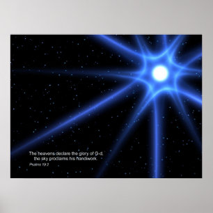 Psalms 19:2 poster