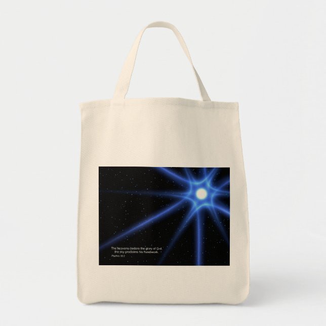 Psalms 19:2 tote bag (Front)