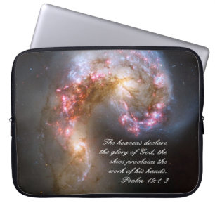 Psalms 19 Inspirational  Laptop Sleeve
