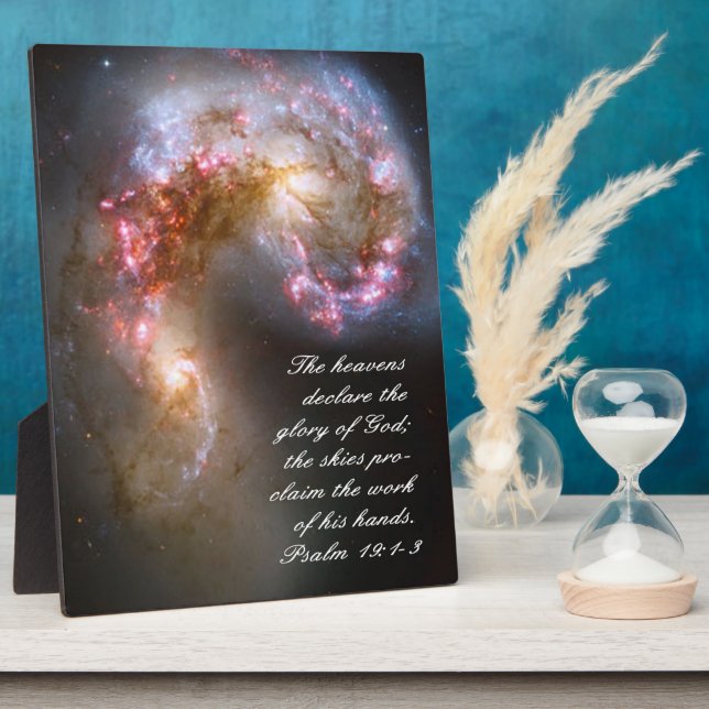 Psalms 19 Inspirational Plaque (Side)