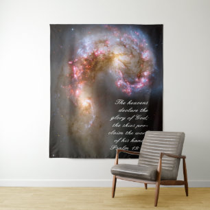 Psalms 19 Inspirational Tapestry