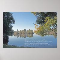 Psalms 23: 1-3 (Poster)