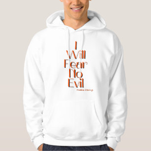 Psalms 23:4 Bible Verse Quote Men's Hoodie