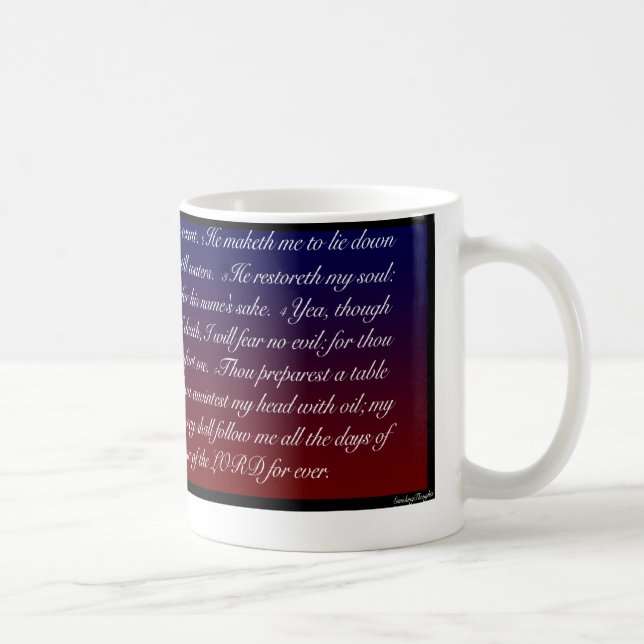 Psalms 23 Mug (Right)