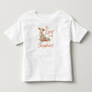 Psalms 23 The Lord Is My Shepherd Christian Faith Toddler T-Shirt