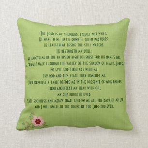 Psalms 23 The Lord is my Shepherd Cushion