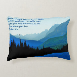 Psalms 43:3 Inspirational Decorative Cushion