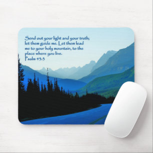 Psalms 43:3 Inspirational Mouse Mat