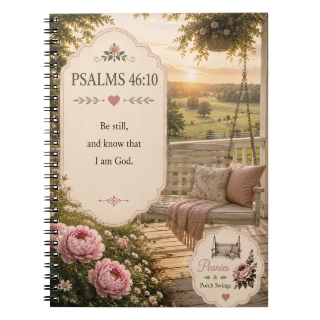 Psalms 46:10 notebook (Front)