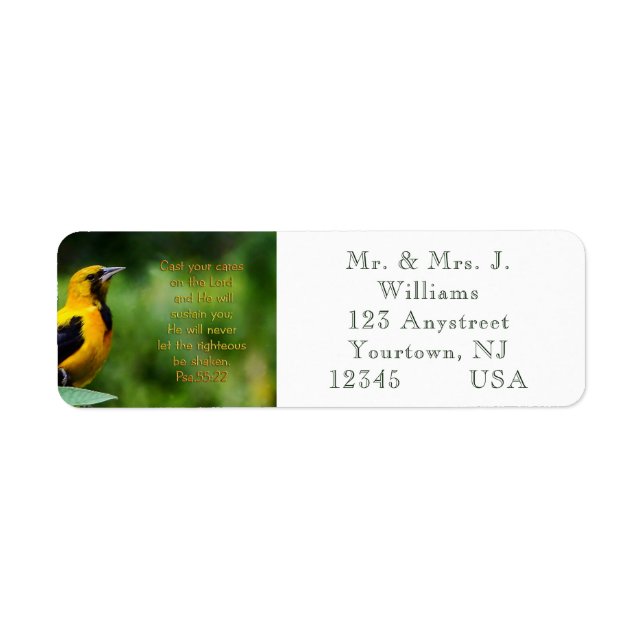 Psalms 55:22 Inspirational (Front)