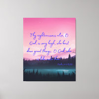 Psalms 71:19 Bible Verse KJV Pic Wall Art