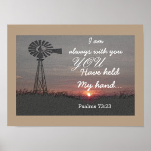 Psalms 73:23 -  Art print