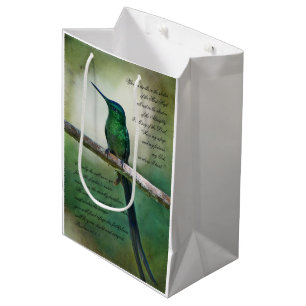 Psalms 91:1-4 Inspirational Medium Gift Bag