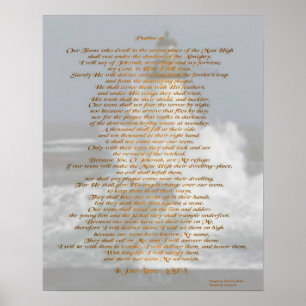 Psalms 91 poster