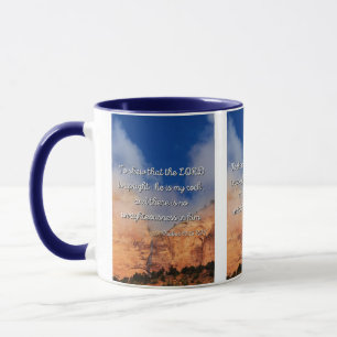 Psalms 92:15 Bible Verse Two-Tone Mug