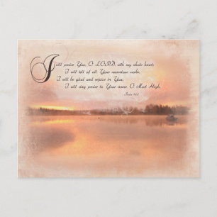 Psalms 9:1-2 - I will Praise The Lord with my Postcard