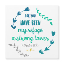 Psalms Bible Verse Quote Christian Faith Wreath