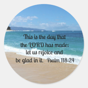 Psalms Classic Round Sticker