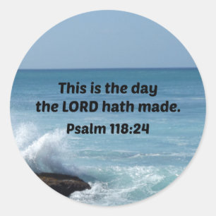 Psalms Classic Round Sticker