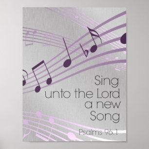 Psalms: Sing unto the Lord a new Song Poster