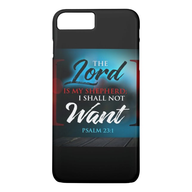 Psams 23: The Lord is My Shepard Case-Mate iPhone Case (Back)