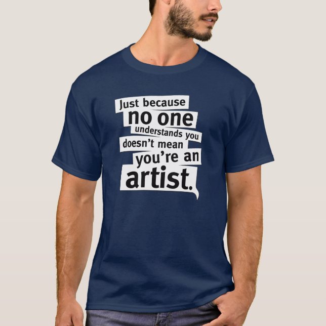 Pseudo-Artist Sarcasm shirt (Front)